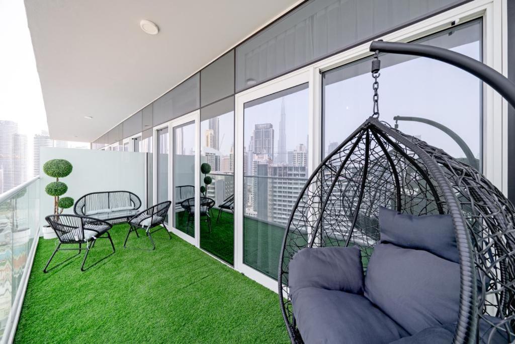 شقة Brand New 1Br- Business Bay - Burj Khalifa View دبي المظهر الخارجي الصورة